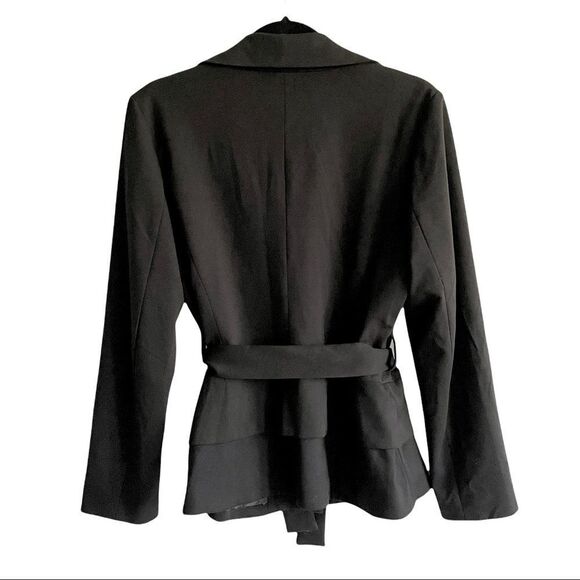 SANDRO Button Front Blazer Black M - Picture 4 of 9